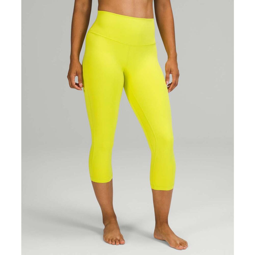 Lululemon Align High-Rise Pant 21" Size 2 Yellow Nulu